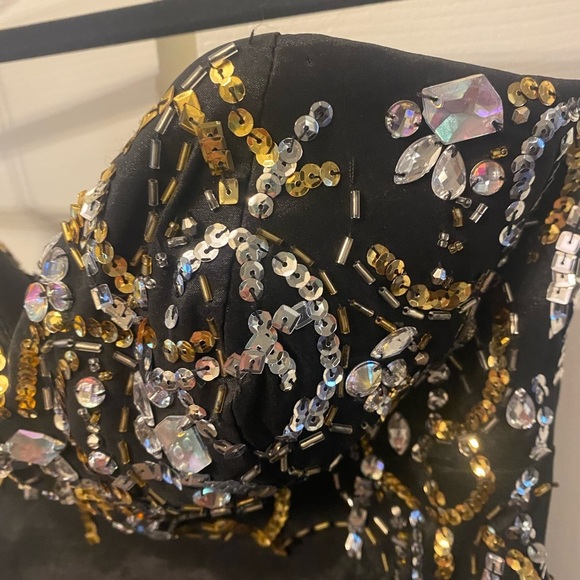 Jump Apparel Prom/Formal Strapless Dress/ Size 1/2 - Picture 5 of 6